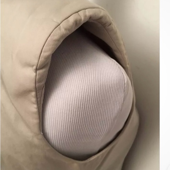 Hugo Boss Elegant Taupe Beige Structured Short Sleeveless Dress - 4 - Picture 4 of 13